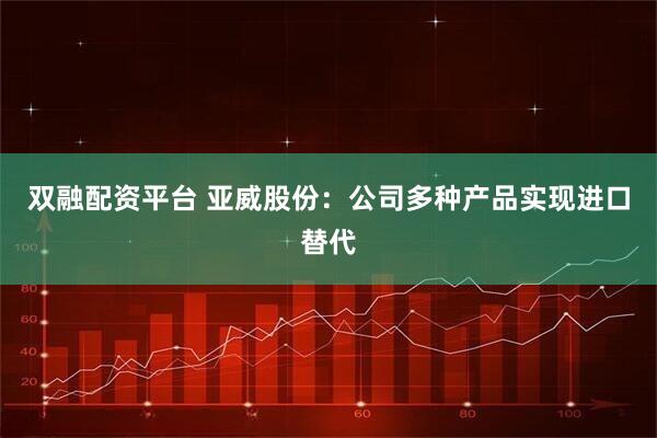 双融配资平台 亚威股份：公司多种产品实现进口替代