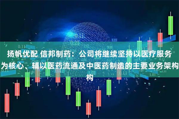 扬帆优配 信邦制药：公司将继续坚持以医疗服务为核心、辅以医药流通及中医药制造的主要业务架构